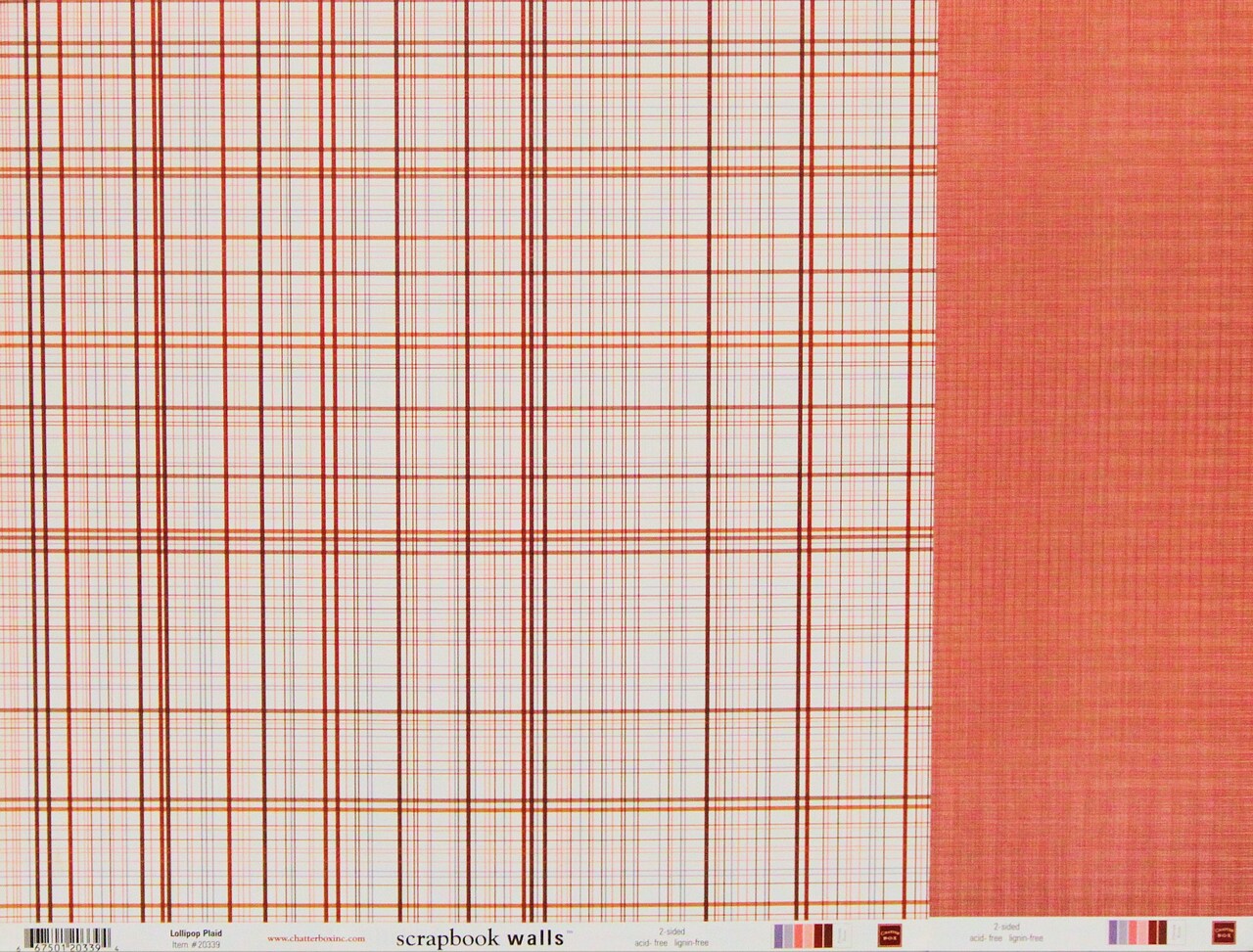 Chatterbox 12 X 12 Lollipop Pad Double-Sided Scrapbook Paper